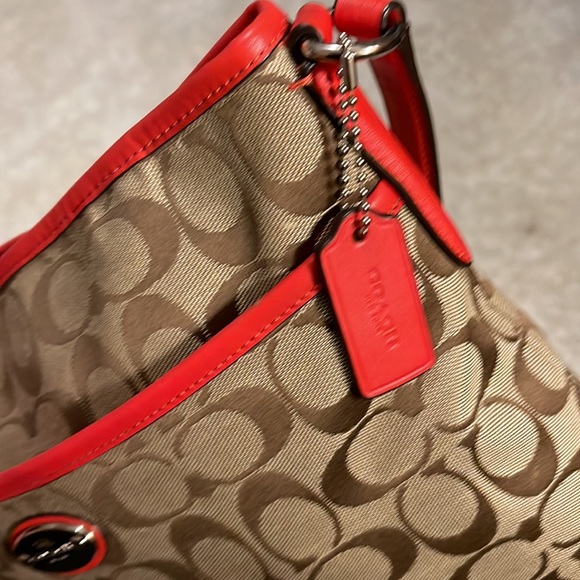 Coach Signature Cloth Crossbody - Picture 8 of 13